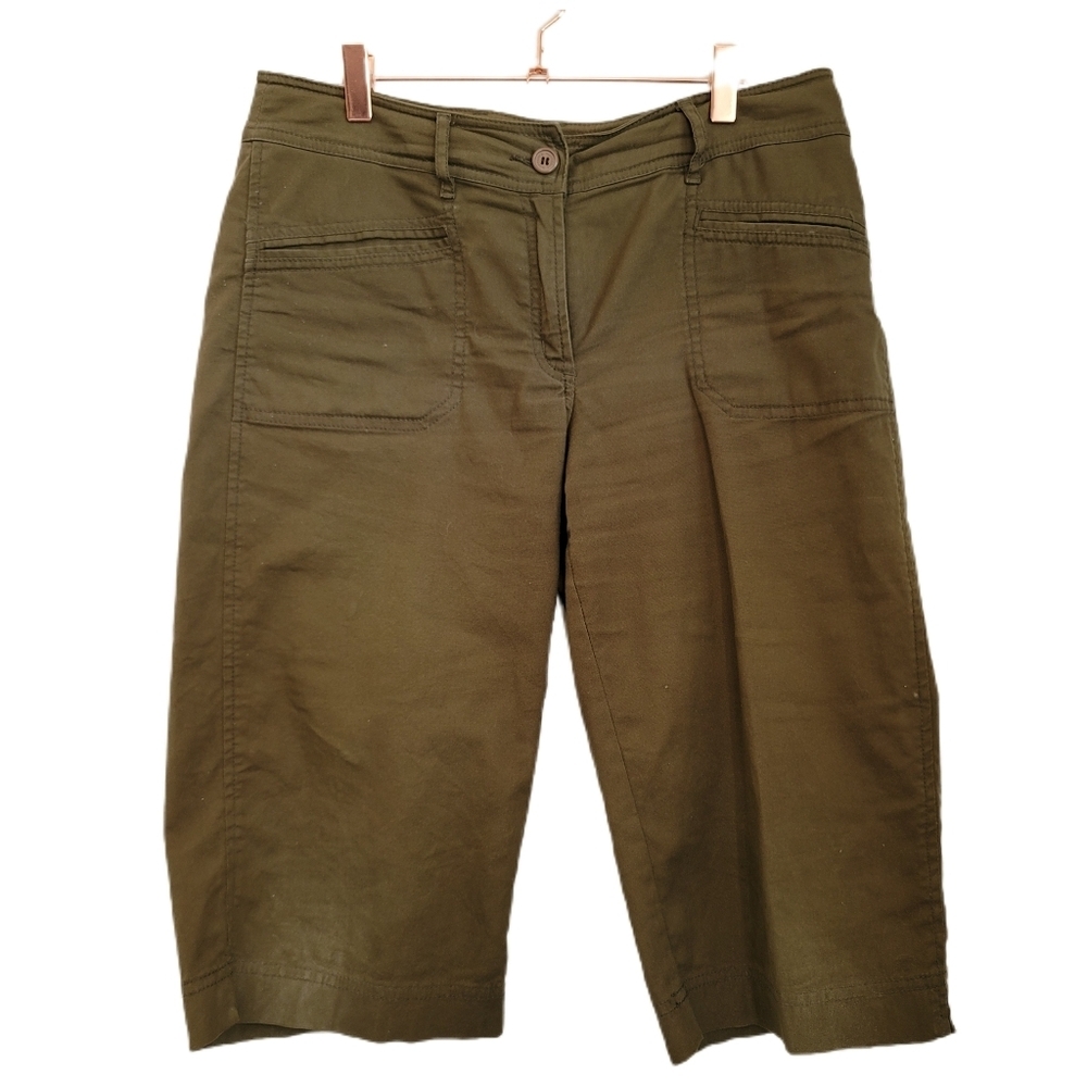 Chico's Capri Pants S Small Olive